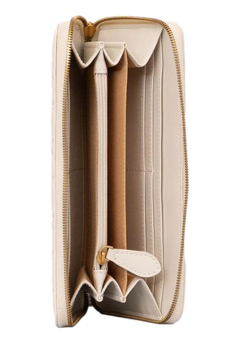 Portafoglio rettangolare in pelle Monogram PINKO | Portafoglio | 100250 A1YBZ14Q